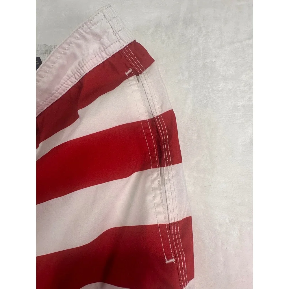 Polo Ralph Lauren Swim Trunks XL Red White Blue Stars Stripes Americana Mens
